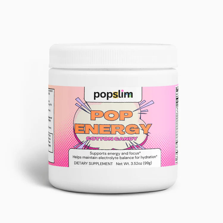 Pop Energy: The Ultimate Energy Supplement by PopSlim in Various Flavors