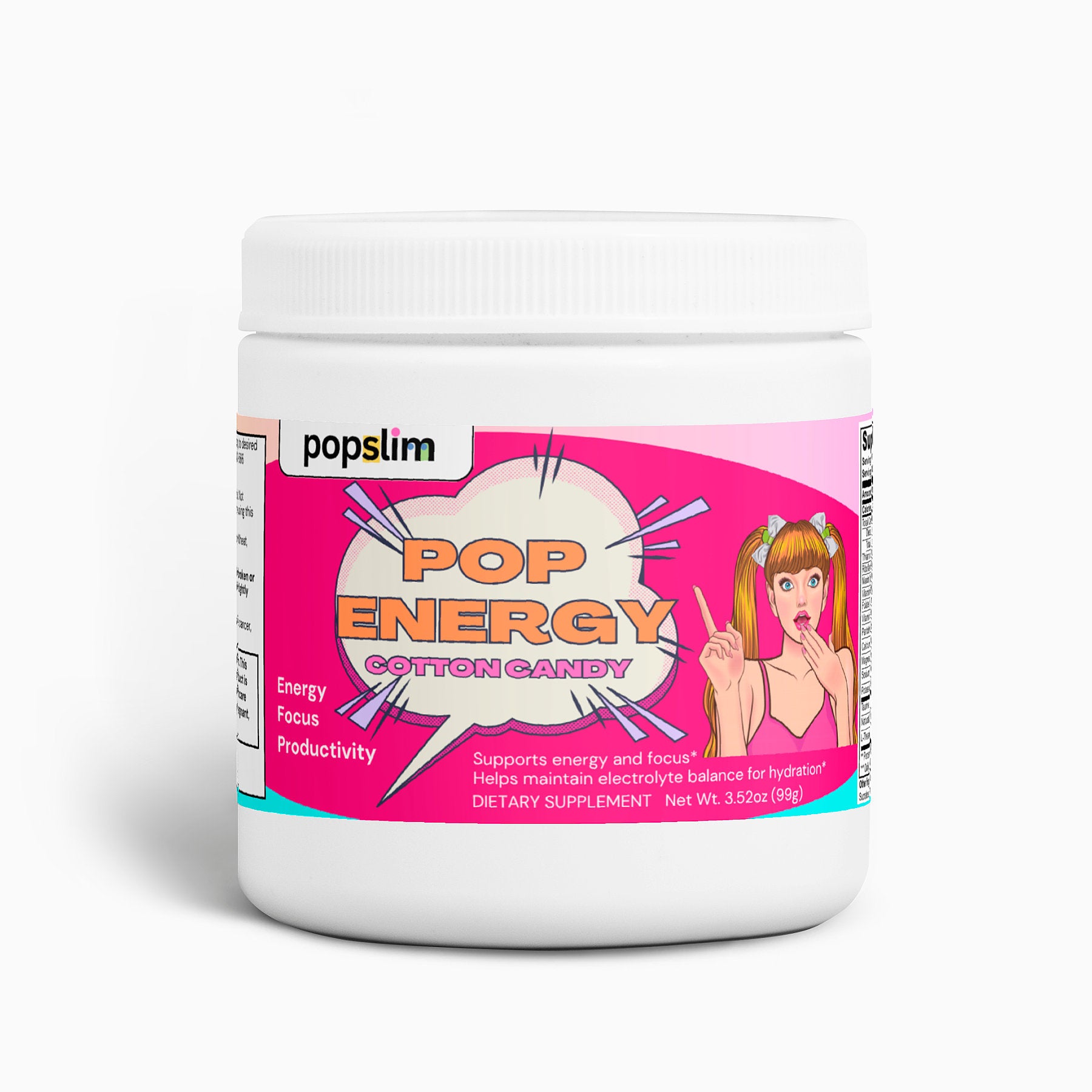 Pop Energy Powder - Cotton Candy