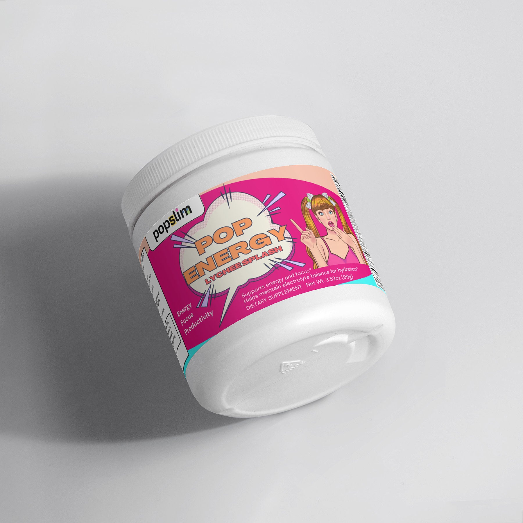 Pop Energy Powder - Lychee Splash Energy