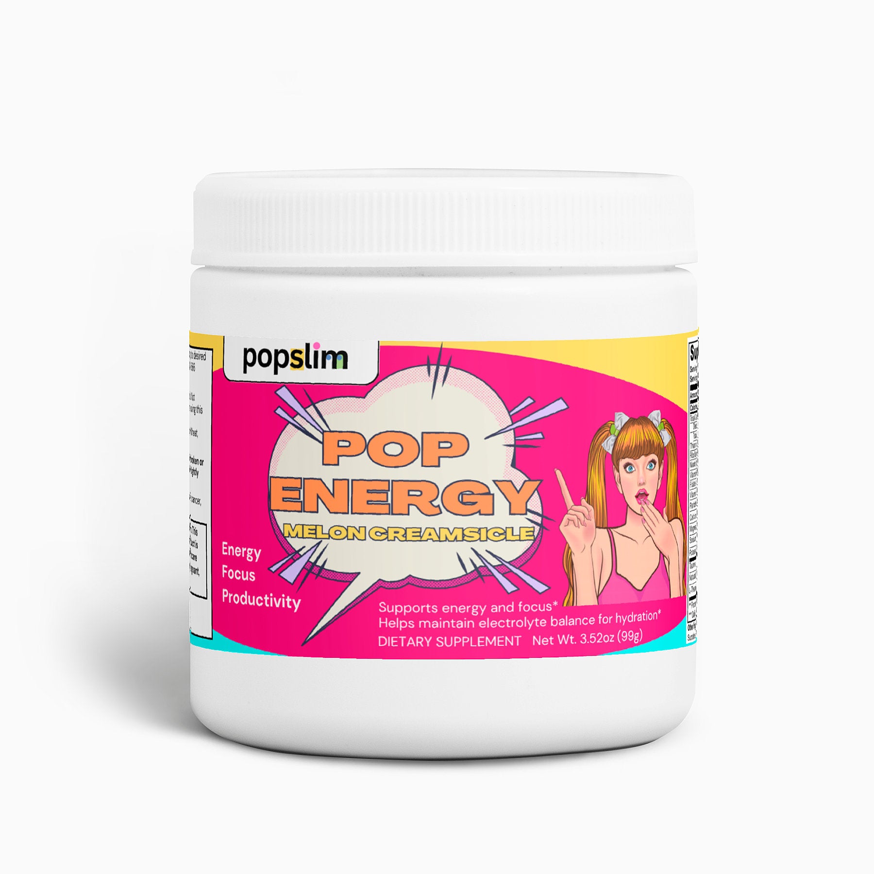 Pop Energy Powder - Melon Creamsicle