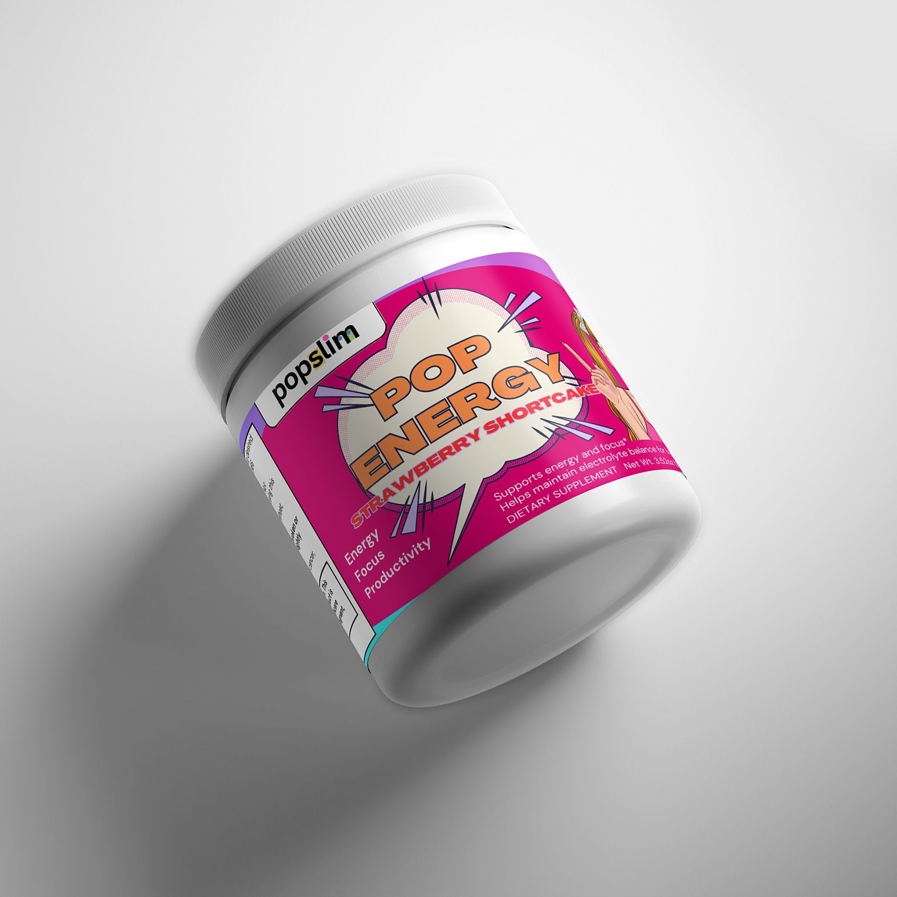 Pop Energy Powder - Strawberry Shortcake